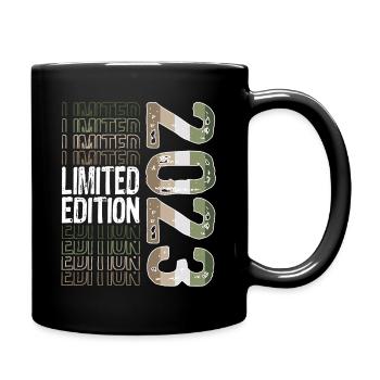 Limited Edition seit 2023 Geburtstag Vintage 2023 - Tasse einfarbig - Schwarz - Rechts
