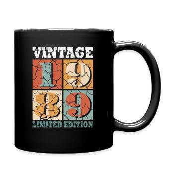 1989 - Year of construction 1989 - Born in 1989 - Full Colour Mug - black - Right