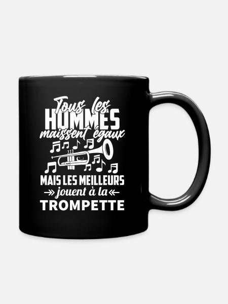 Joueur de trompette - Mug uni - noir