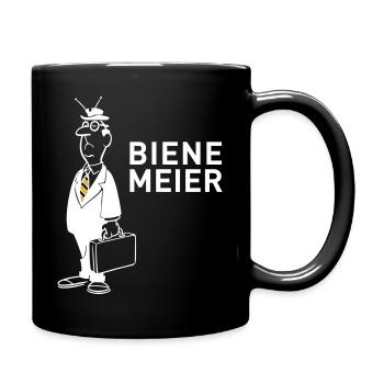 Biene Meier - Tasse einfarbig - Schwarz - Rechts