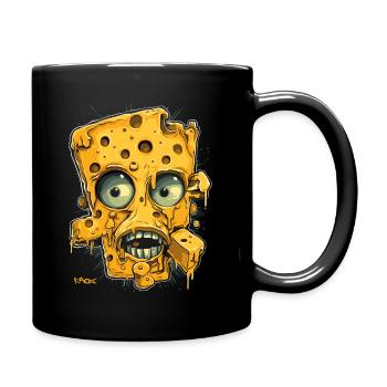Great cheesy cheese head - Full Colour Mug - black - Right