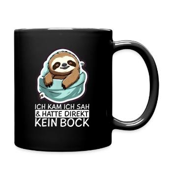 Sloth - Full Colour Mug - black - Right
