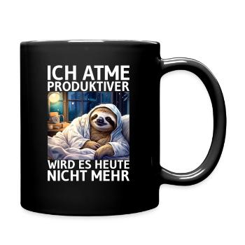 Sloth - Full Colour Mug - black - Right
