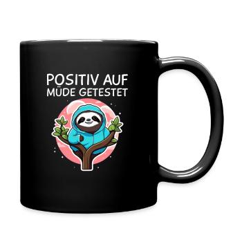 Sloth - Full Colour Mug - black - Right