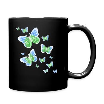 Papillon Papillon Coloré Enfants Animal - Mug uni - noir - Droite