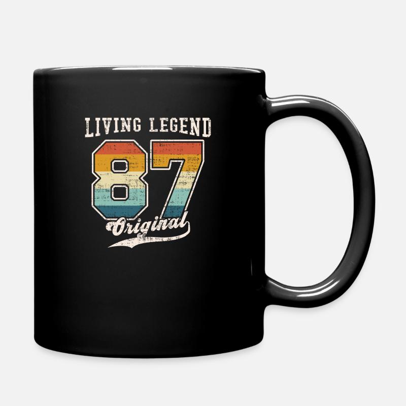 1987 anniversaire légende vivante Original II - Mug uni - noir