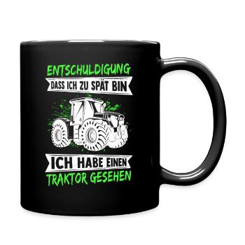 Farmer Tractor Tractor Best Job Nature Gift - Full Colour Mug - black - Right