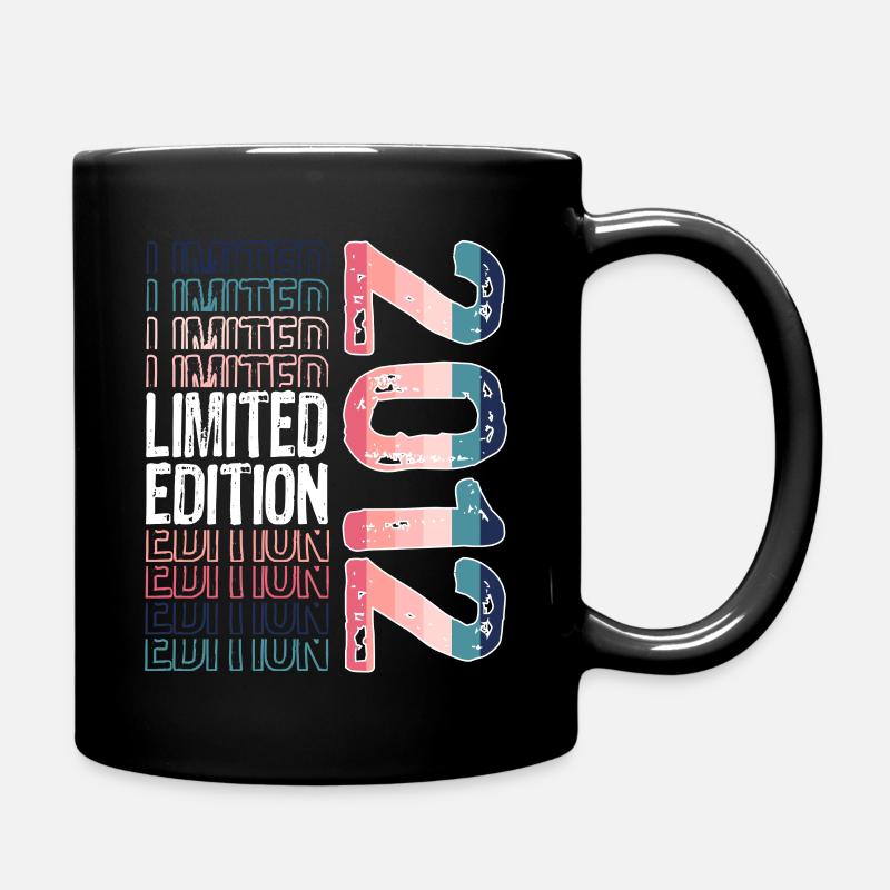 Limited Edition seit 2012 Geburtstag Vintage 2012 - Tasse einfarbig - Schwarz