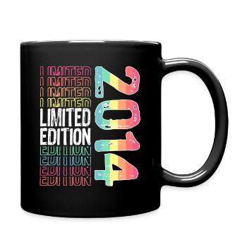 Edition limitée depuis 2014 Anniversaire Millésime 2014 - Mug uni - noir - Droite