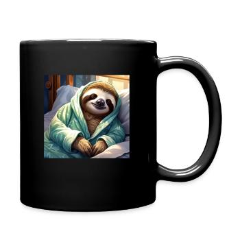 Sloth - Full Colour Mug - black - Right