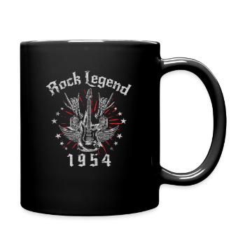 1954 Birthday Rock Legends Guitar - Full Colour Mug - black - Right