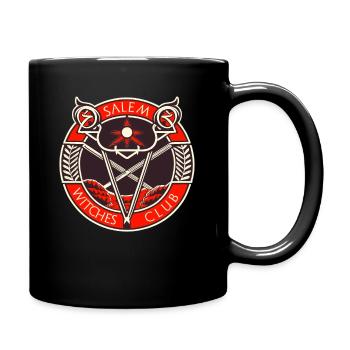Salem Hexen Club - Tasse einfarbig - Schwarz - Rechts