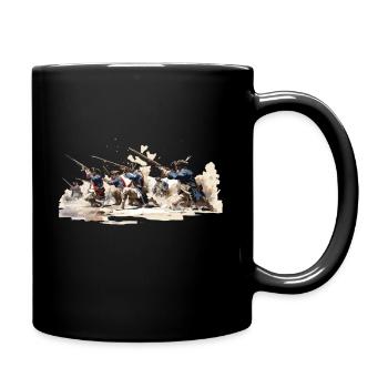 Infanterie de ligne 17-18e siècle Infanterie - Mug uni - noir - Droite
