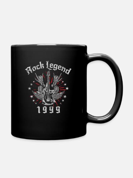 1999 Birthday Rock Legends Guitar - Full Colour Mug - black