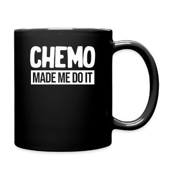 Chemo made me want to make it funny - Full Colour Mug - black - Right