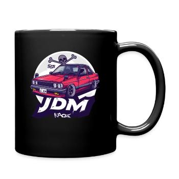 Japanese Classic: Retro JDM Sports Car - Full Colour Mug - black - Right