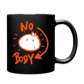 Nobody - Tasse einfarbig - Schwarz - Rechts