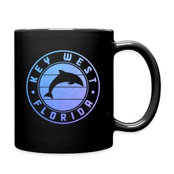 Key West Florida Souvenir USA - Tasse einfarbig - Schwarz - Rechts