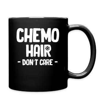 Chemo-haare Kümmern Sich Nicht Um Strahlung - Tasse einfarbig - Schwarz - Rechts