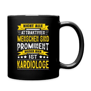 Nicht Alle Menschen Sind Prominent Kardiologe - Tasse einfarbig - Schwarz - Rechts