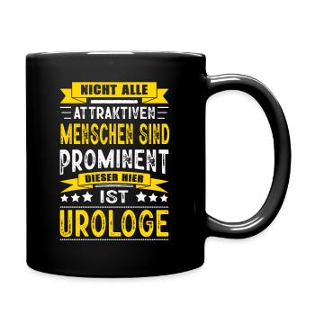 Nicht Alle Menschen Sind Prominent Urologe Arzt - Tasse einfarbig - Schwarz - Rechts