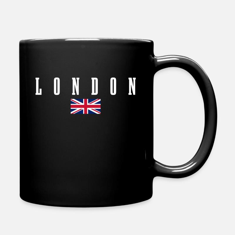 London England UK Souvenir Gift - Full Colour Mug - black