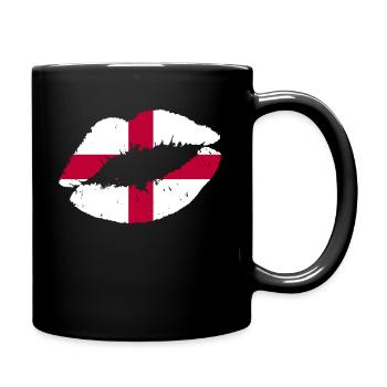 Drapeau de l’Angleterre Royaume-Uni Souvenir cadeau - Mug uni - noir - Droite