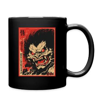 Parody Japanese Yokai Fantasy Movie - Full Colour Mug - black - Right