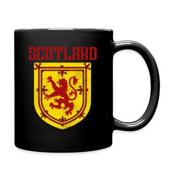 Ecosse Ecosse Ecosse Armoiries Royaume-Uni Vintage - Mug uni - noir - Droite