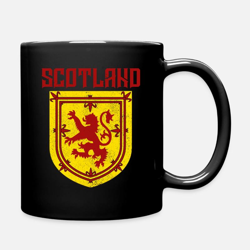 Ecosse Ecosse Ecosse Armoiries Royaume-Uni Vintage - Mug uni - noir