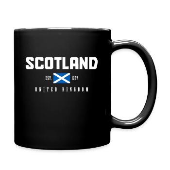 Ecosse drapeau écossais UK Vintage - Mug uni - noir - Droite