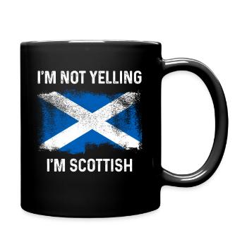 Ecosse drapeau écossais UK Vintage - Mug uni - noir - Droite