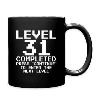 Gaming Birthday 31 Years Level 31 Complete - Full Colour Mug - black - Right