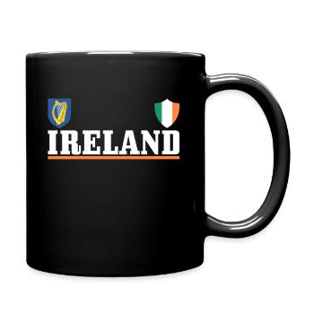 Ireland Dublin UK Irish Souvenir Gift - Full Colour Mug - black - Right