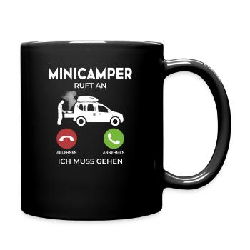 Minicamper CALLS Camping-Camper Microcamper - Full Colour Mug - black - Right