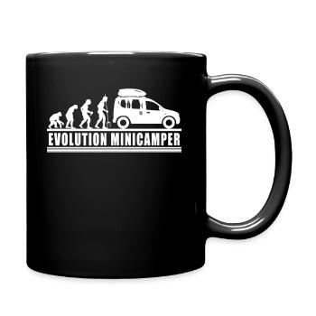 Evolution Minicamper Camping-Camper Microcamper - Tasse einfarbig - Schwarz - Rechts