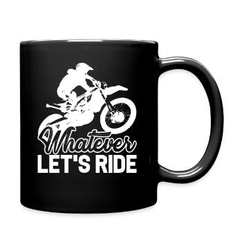 Motocross Let's Ride Motocross - Full Colour Mug - black - Right
