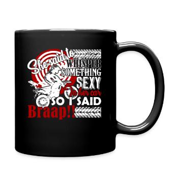 Motocross I Love Motocross - Full Colour Mug - black - Right