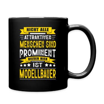Nicht Alle Menschen Sind Prominent Modellbauer - Tasse einfarbig - Schwarz - Rechts