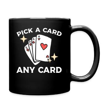 Magierleben Magier - Tasse einfarbig - Schwarz - Rechts