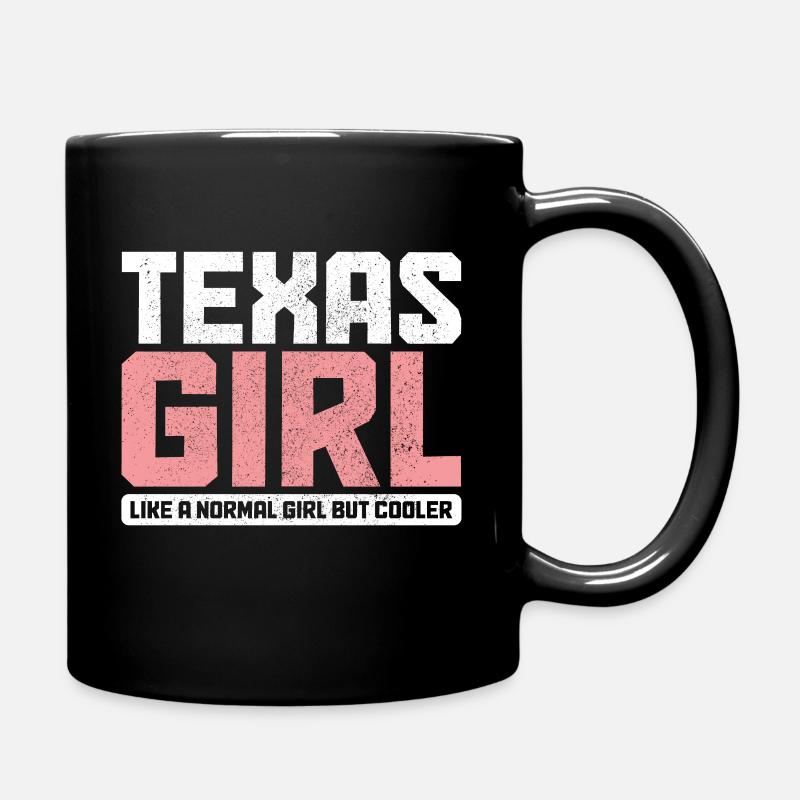 Texas - Tasse einfarbig - Schwarz