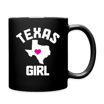 Texas - Full Colour Mug - black - Right