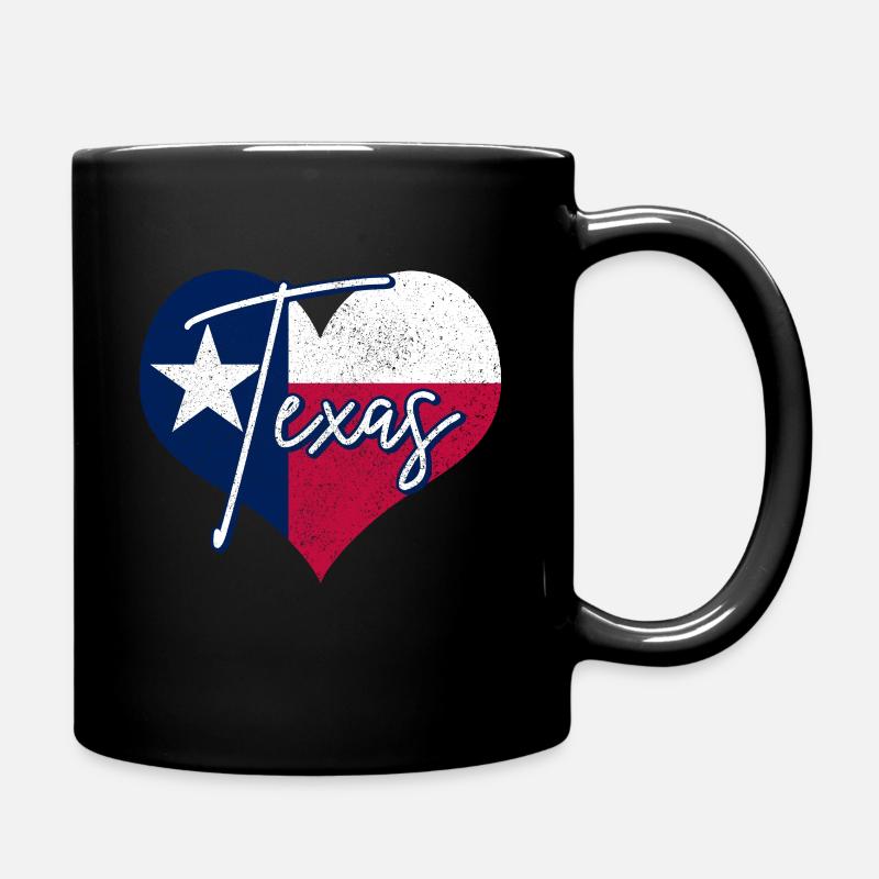 Texas - Tasse einfarbig - Schwarz