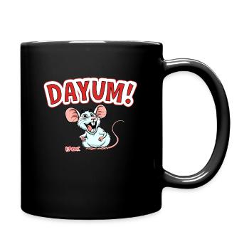 Damn, damn, Dayum Mouse - Full Colour Mug - black - Right