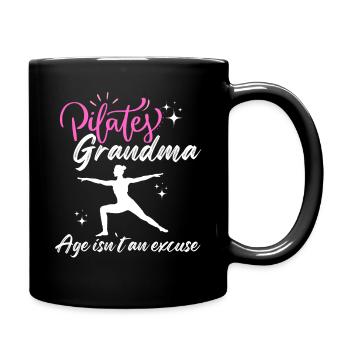 Pilates Grandma - Pilates Grandma pour cours de Pilates - Mug uni - noir - Droite