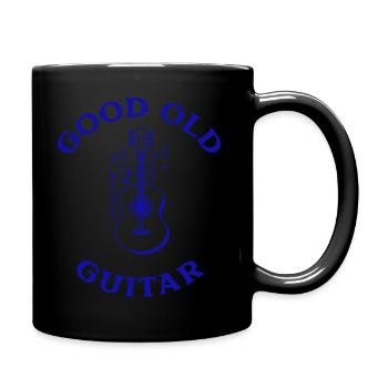 Good Old Guitar (blau) - Tasse einfarbig - Schwarz - Rechts
