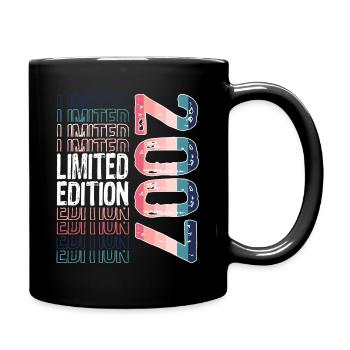 Limited Edition Since 2007 Birthday Vintage 2007 - Full Colour Mug - black - Right