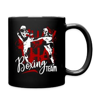 Muay Thai Muay Thai Boxing Team - Full Colour Mug - black - Right