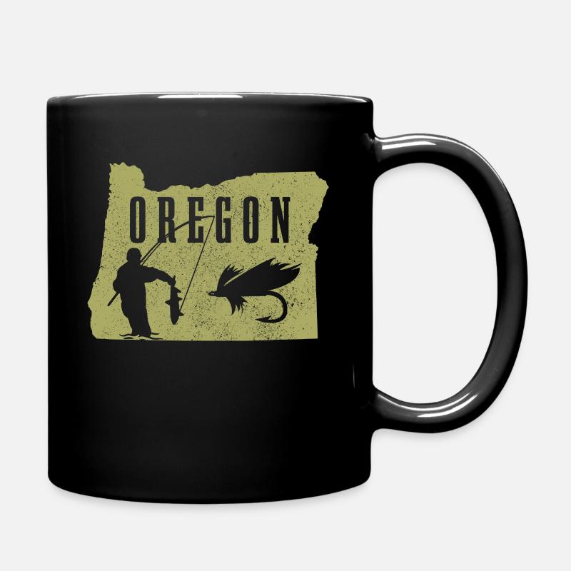 Oregon - Tasse einfarbig - Schwarz
