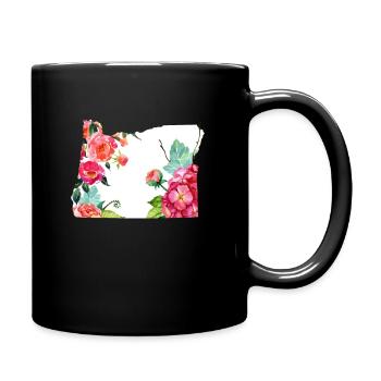 Oregon - Tasse einfarbig - Schwarz - Rechts